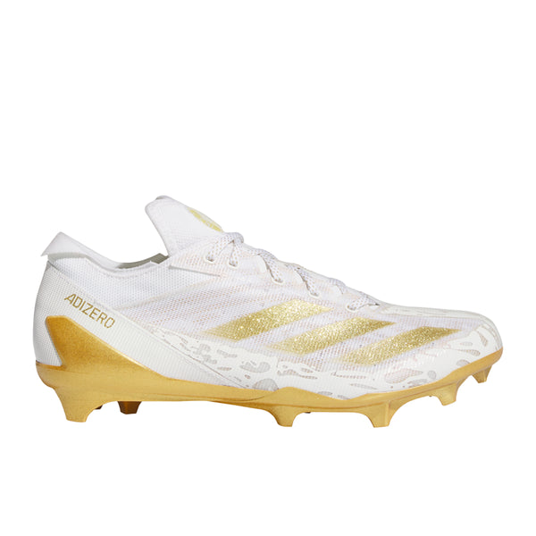 Adizero Electric Speed Cleats GLD　28.0　D Shop Gold, White Mens Adizero Electric Football Cleats – Shoebacca