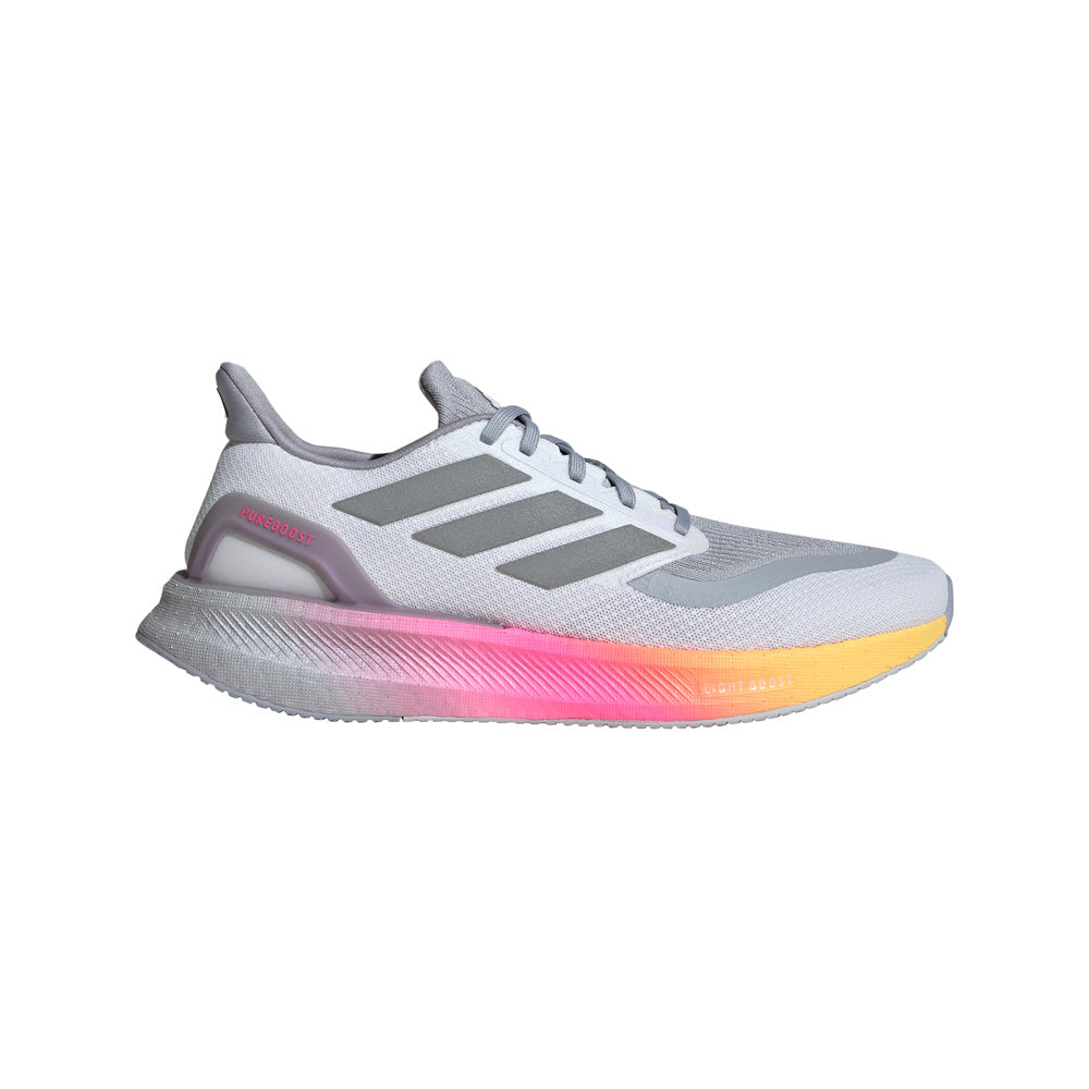 adidas Pureboost 5 Running Shoes - White/Silver METALLIC/SPARK - 12 adidas Pureboost 5 Running Shoes - White/Silver METALLIC/SPARK - 12