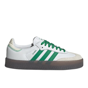adidas gazelle silver green womens Adidas Skateboarding Samba ADV Skate Shoe - White/Green/Gum main image 1