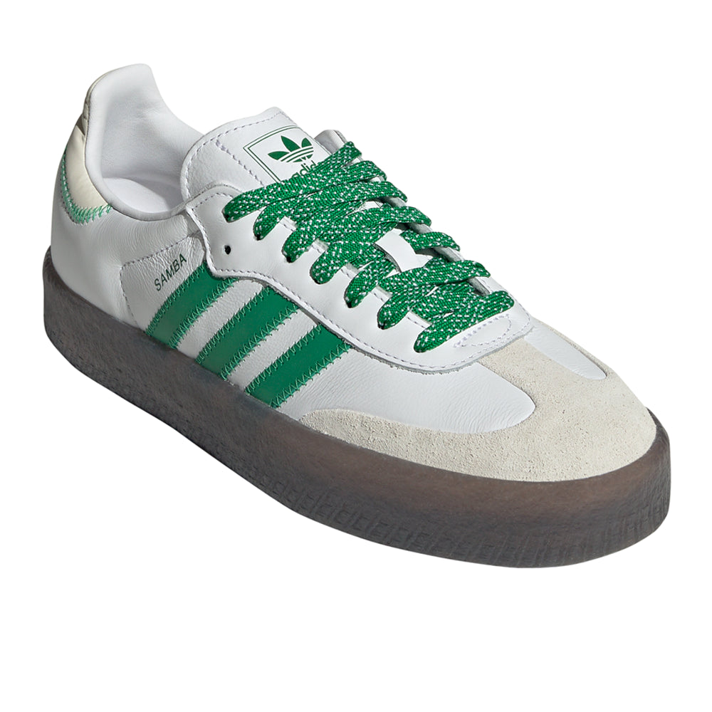 adidas Sambae Shoes - Women's - Cloud White / Green / Off White - 6 adidas Sambae Shoes - Women's - Cloud White / Green / Off White - 6