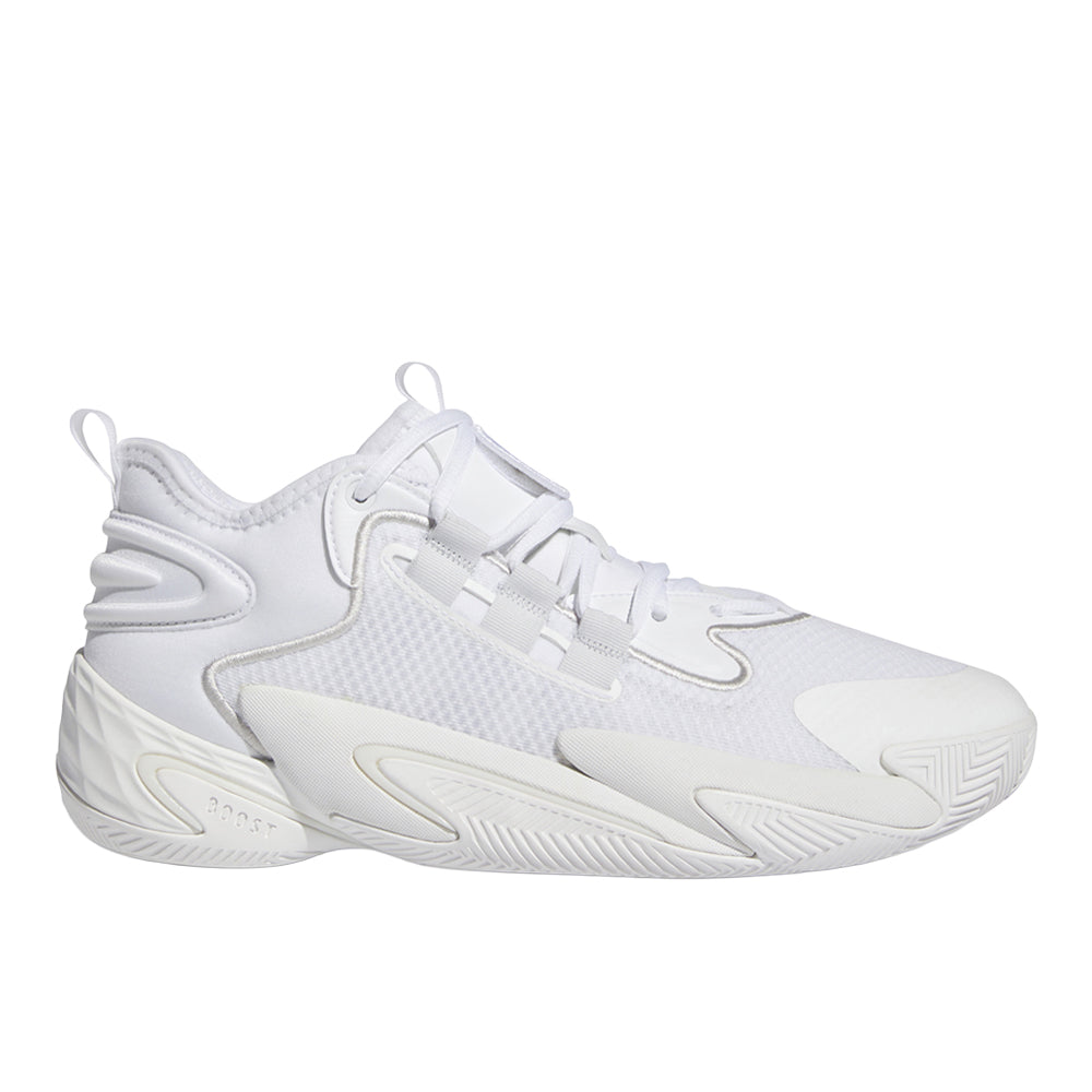 adidas Mens BYW Select Team Basketball Shoes, White/Crystal White / 10.5 adidas Mens BYW Select Team Basketball Shoes, White/Crystal White / 10.5