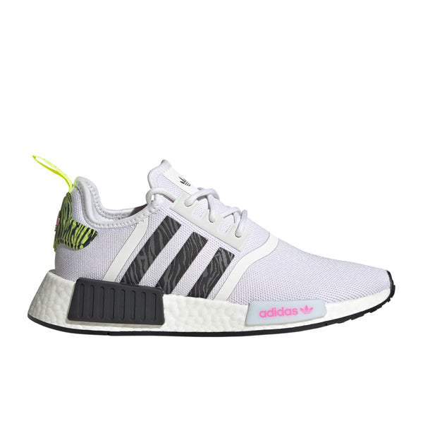adidas NMD_R1 Shoes - Women's - Cloud White / Solar Yellow