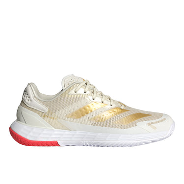 adidas Defiant Speed 2 Tennis Shoes - Women's - Off White / Gold / Bright Red - 10.5 adidas Defiant Speed 2 Tennis Shoes - Women's - Off White / Gold / Bright Red - 10.5