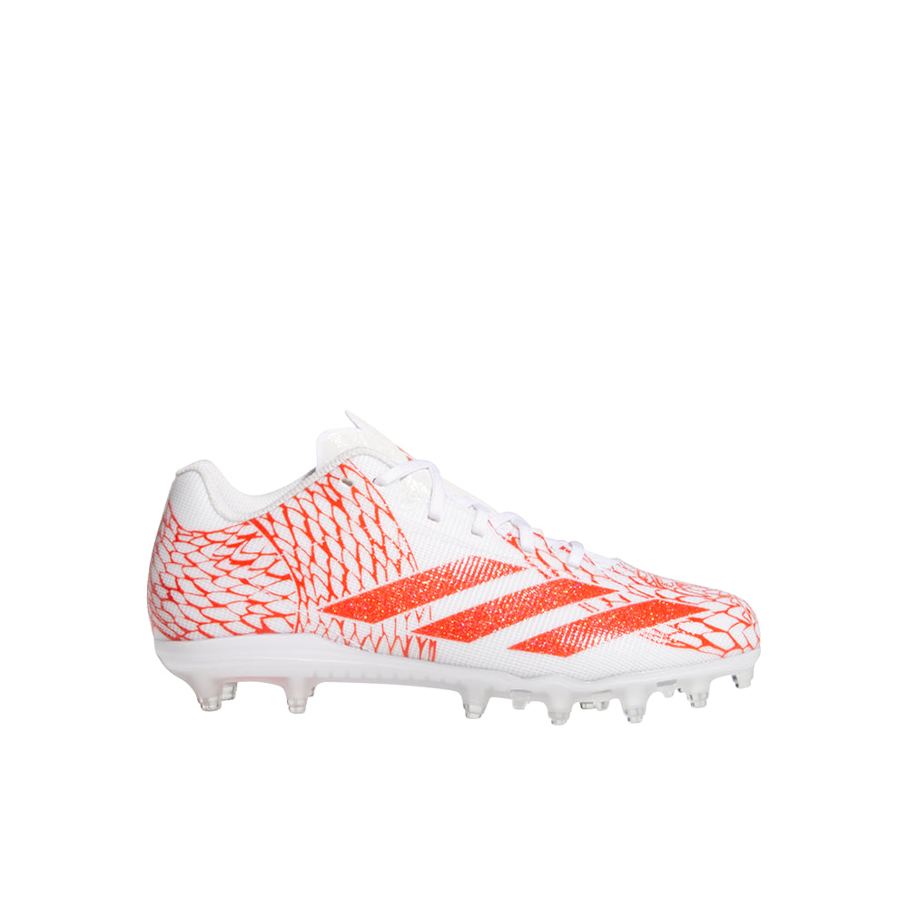 adidas Kids' Adizero Electric.2 II Football Cleats, Size 1, White/Orange adidas Kids' Adizero Electric.2 II Football Cleats, Size 1, White/Orange