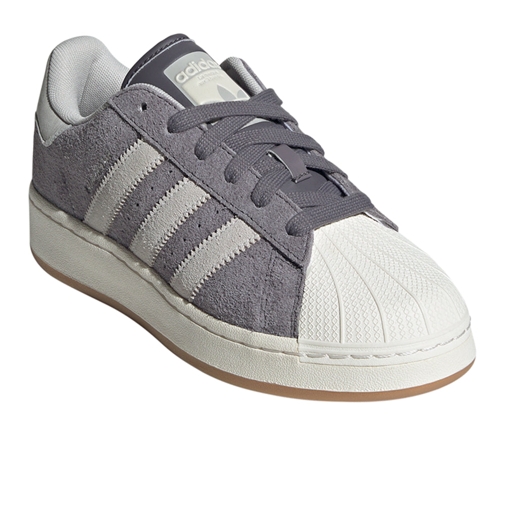 Shop Grey Womens Superstar XLG Lace Up Sneakers – Shoebacca