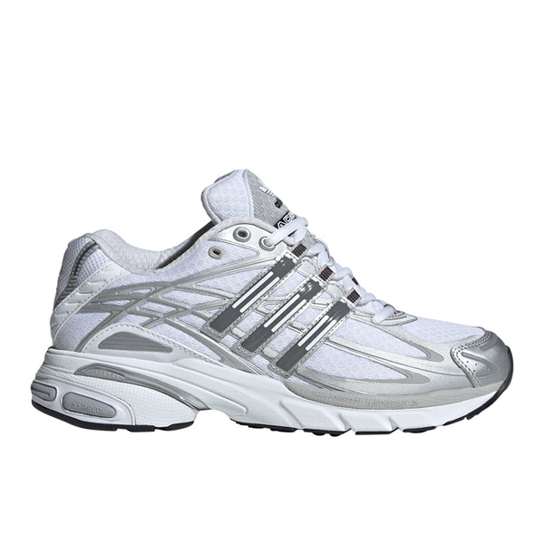 Shop Silver Womens Adistar Cushion Metallic Lace Up Sneakers