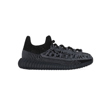 Shop Black Boys adidas Yeezy 350 V2 CMPCT Slip On Sneakers (Little