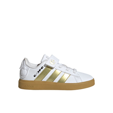 Shop Gold, White Boys Droids Grand Court 2.0 EL Slip On Sneakers (Little Kid)  – Shoebacca