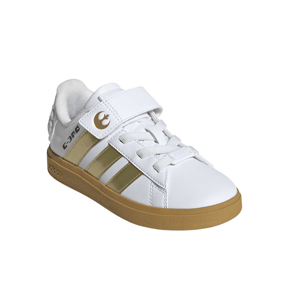 adidas Star Wars Grand Court 2.0 Shoes Children - Kids - Cloud White / Gold / Preloved Bronze
