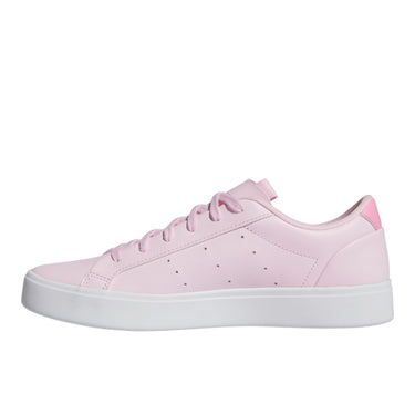 adidas Sleek Sneakers for Women | Pink/White | Size 5 | Leather adidas Sleek Sneakers for Women | Pink/White | Size 5 | Leather
