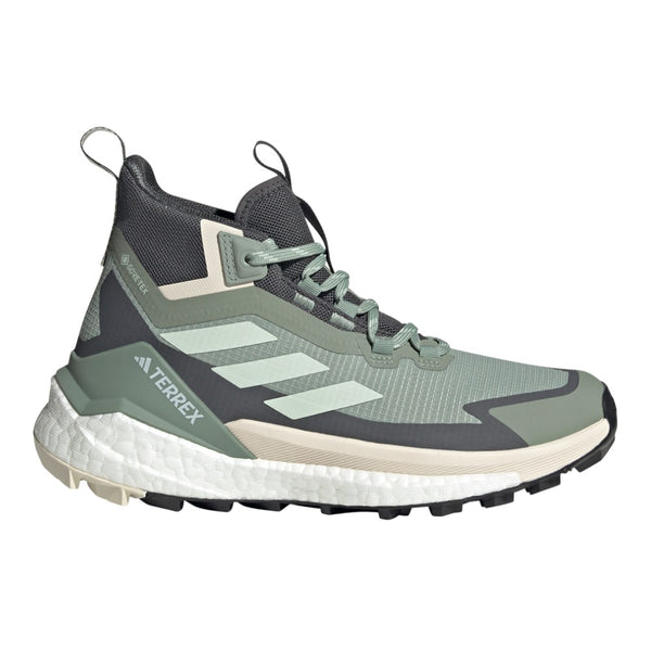 Shop Green Womens Terrex Free Hiker 2.0 Gore-Tex Hiking Shoes