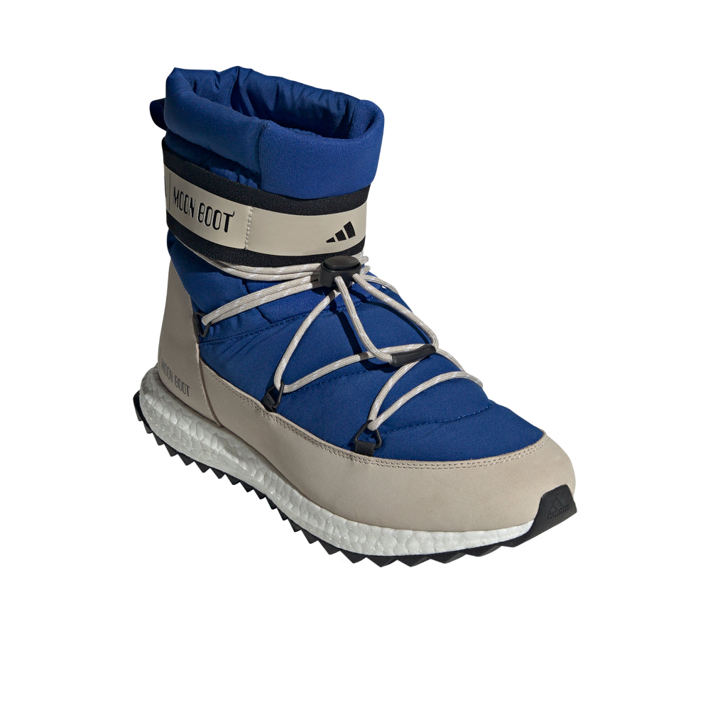 Shop Blue Mens adidas x MOON BOOT Moonboost High Sneaker Boots
