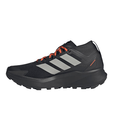 adidas Terrex Agravic Gore-Tex Trail Running Shoes - Men's - Core Black Two / Semi Impact Orange