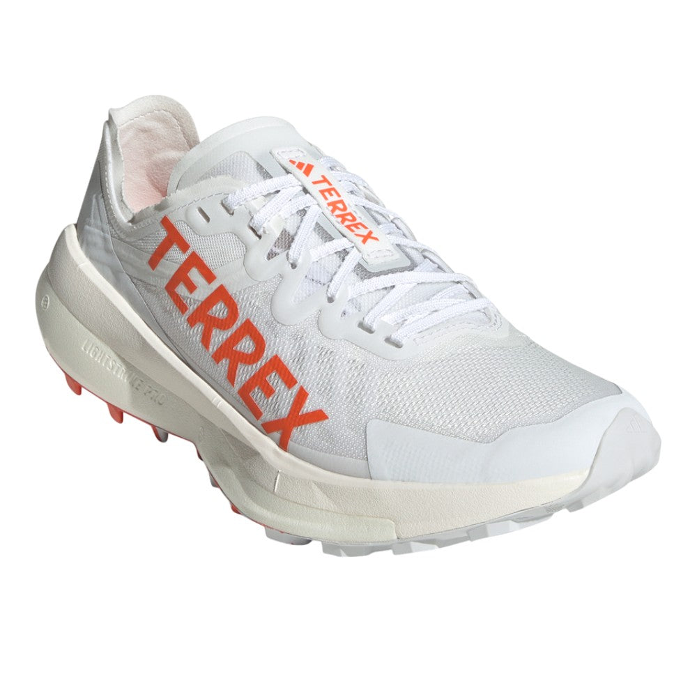 Shop Orange, White Womens Terrex Agravic Speed Trail Running Shoes