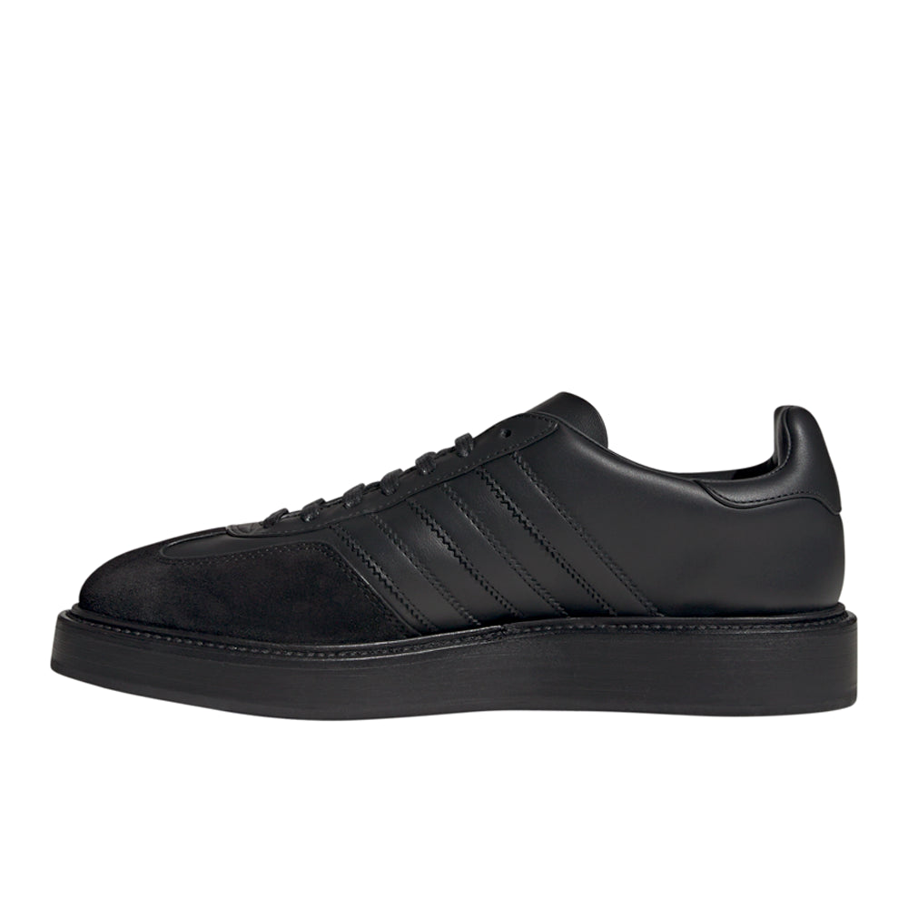 Shop Black Mens Gazelle Indoor Made In Italy Lace Up Sneakers