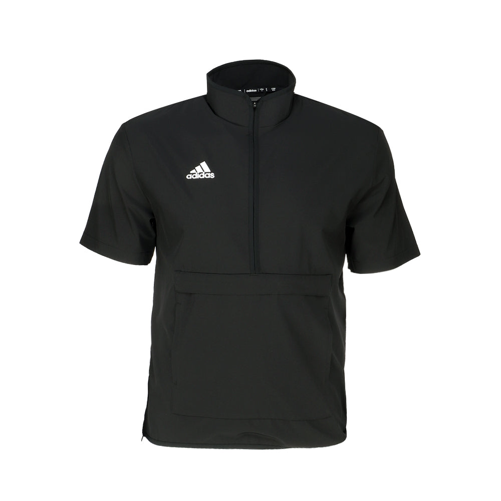Shop Black Mens Coach Short Sleeve 1/4 Quarter Zip Pullover