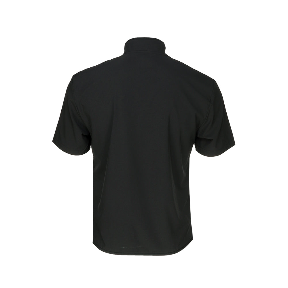 Shop Black Mens Coach Short Sleeve 1/4 Quarter Zip Pullover