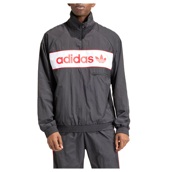 Shop Black Mens Half Zip Windbreaker – Shoebacca