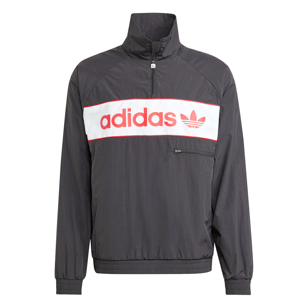 Shop Black Mens Half Zip Windbreaker – Shoebacca