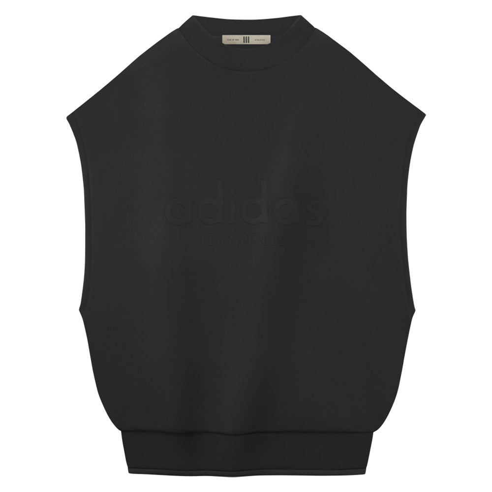 Shop Black Mens Adidas X Fear of God Athletics Mu Muscle Sweatshirt ...