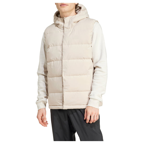 Shop Beige Mens Helionic Hooded Down Vest – Shoebacca