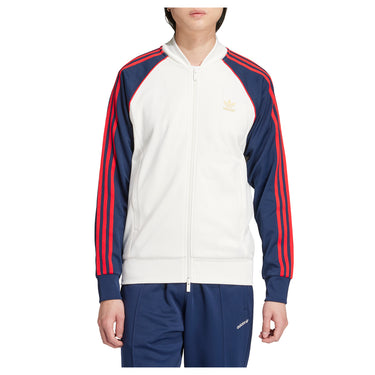 Shop White Mens Superstar Full Zip Track Jacket Shoebacca Shop White Mens Superstar Full Zip Track Jacket Shoebacca