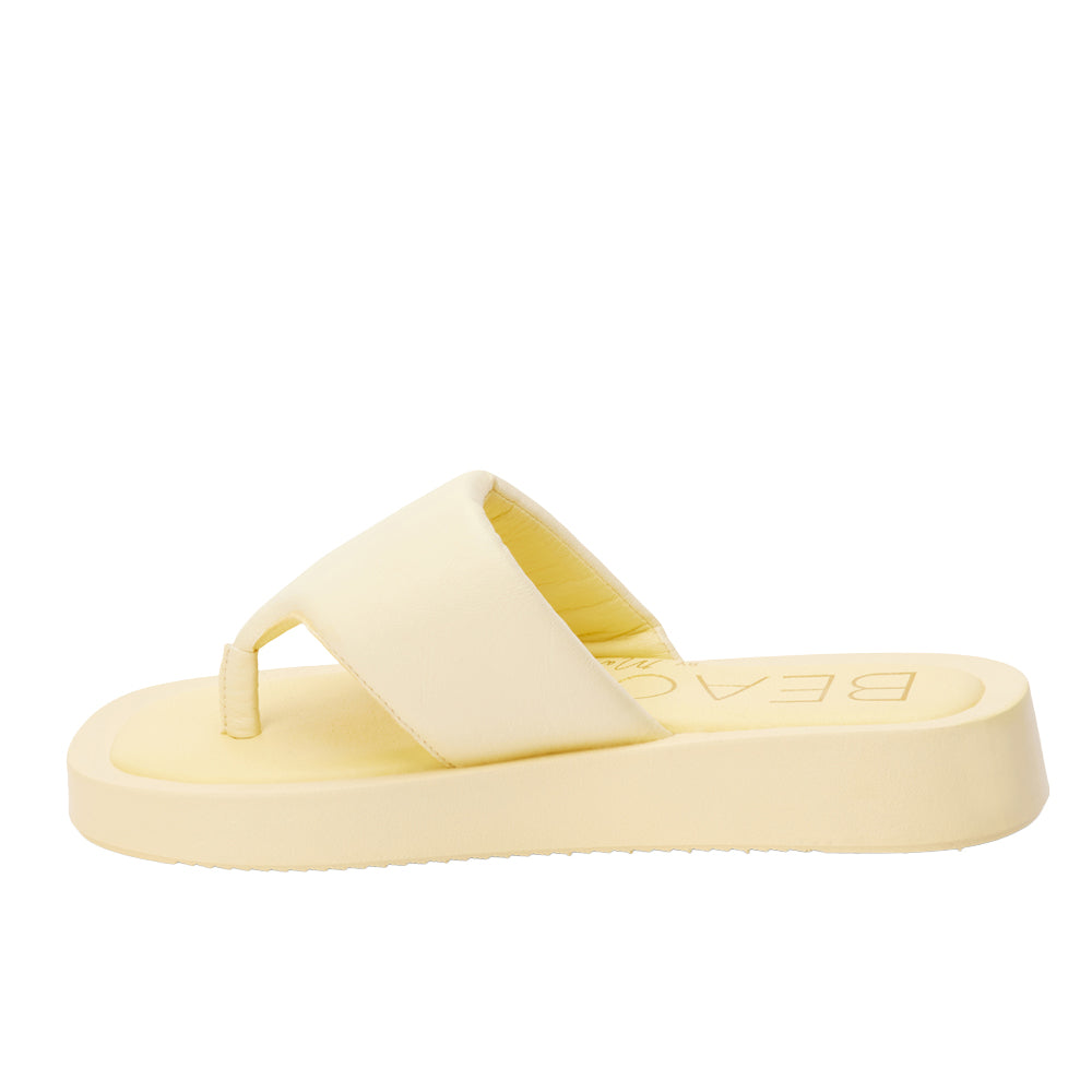 Shop Yellow Womens BEACH by Matisse Izzie Platform Flip Flops