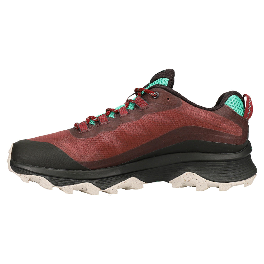 Shop Red Womens Merrell Moab Speed Trail Running Shoes – Shoebacca