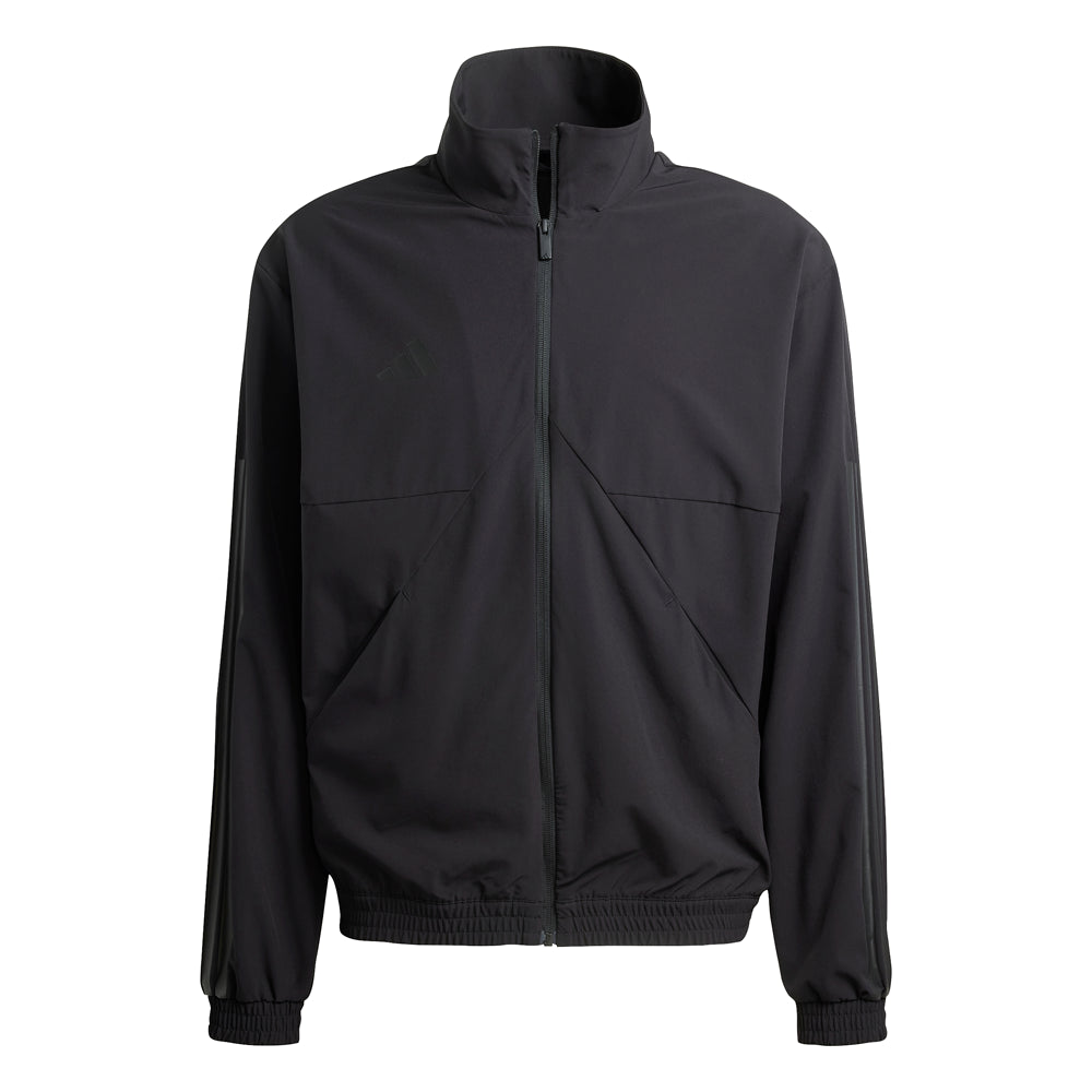 j Shop Black Mens House of Tiro Woven Full Zip Track Jacket – Shoebacca