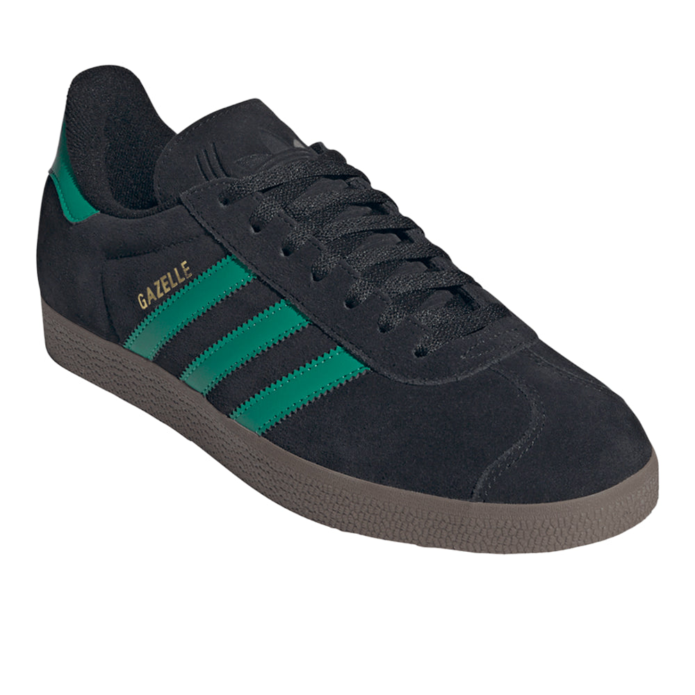 adidas gazelle silver green womens Adidas Originals BB5487 Gazelle Suede Green-Black-Gold Men – TROVISO1883 main image 0