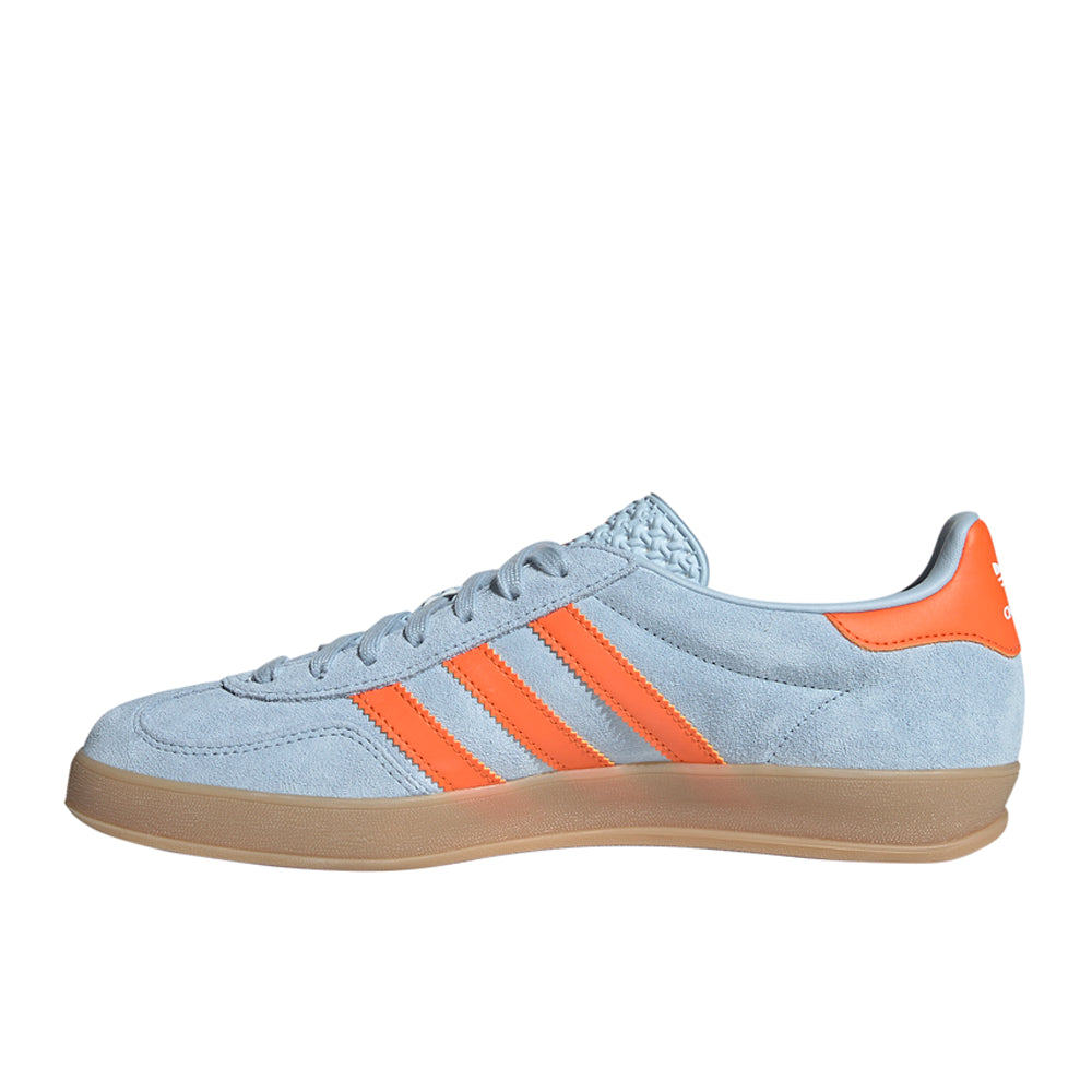 Shop Blue Mens Gazelle Indoor Lace Up Sneakers – Shoebacca