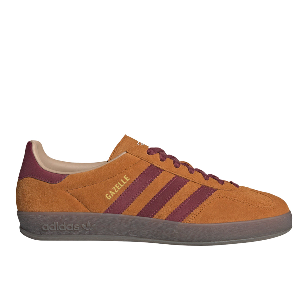 Shop Orange Mens Gazelle Indoor Lace Up Sneakers – Shoebacca