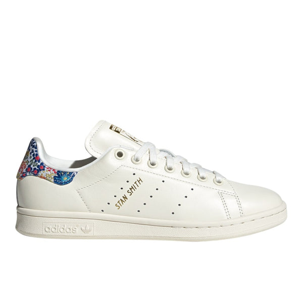 adidas Originals Stan Smith x Liberty London Off White/Gold Metallic Women's Shoes, Size: 9