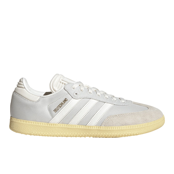adidas Germany Samba 125th Anniversary Indoor Soccer Shoes (Cloud White/Off White/Almost Yellow)