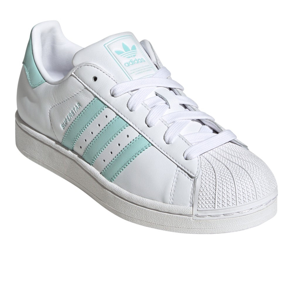 adidas Originals Superstar II Women's Ftwr White/Semi Flash Aqua/Easy Mint Shoes, Size: 6 adidas Originals Superstar II Women's Ftwr White/Semi Flash Aqua/Easy Mint Shoes, Size: 6