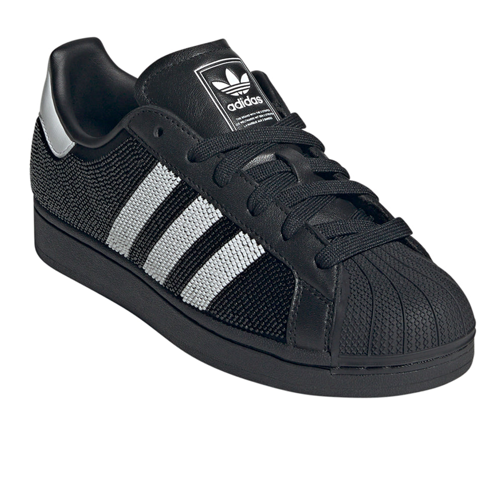 Shop Black Womens Superstar II Lace Up Sneakers – Shoebacca