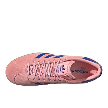 Shop Pink Womens Gazelle Lace Up Sneakers – Shoebacca