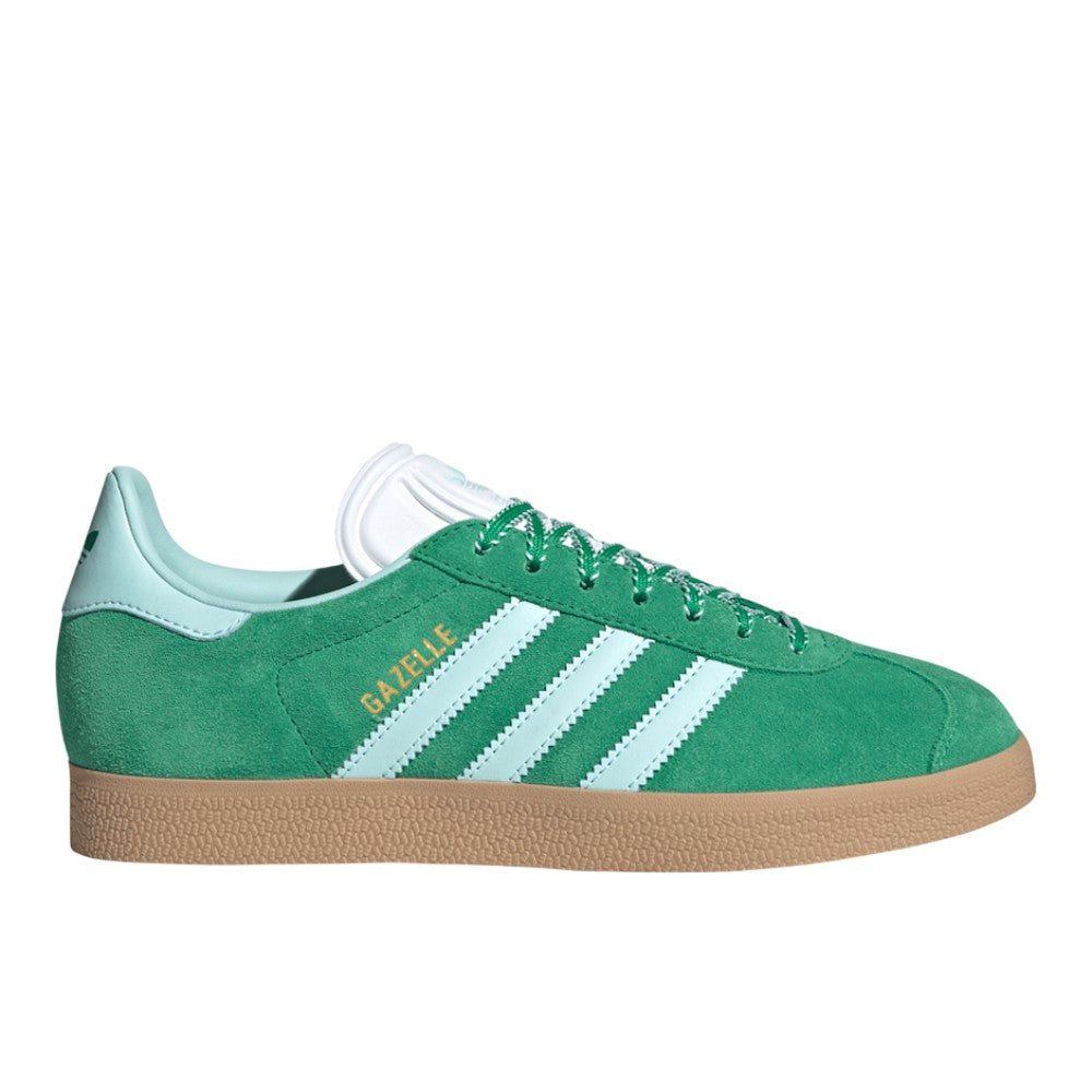 adidas Originals Womens Gazelle - Shoes Gold Metallic/Semi Flash Aqua/Green Size 06.0 adidas Originals Womens Gazelle - Shoes Gold Metallic/Semi Flash Aqua/Green Size 06.0