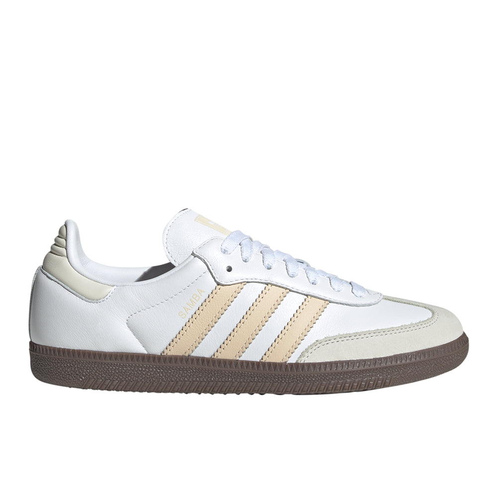 adidas Originals Samba OG Women's Ftwr White/Sand Strata/Off White Shoes, Size: 5 adidas Originals Samba OG Women's Ftwr White/Sand Strata/Off White Shoes, Size: 5