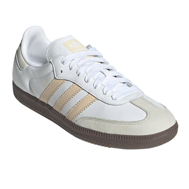 adidas Originals Samba OG Women's Ftwr White/Sand Strata/Off White Shoes, Size: 5