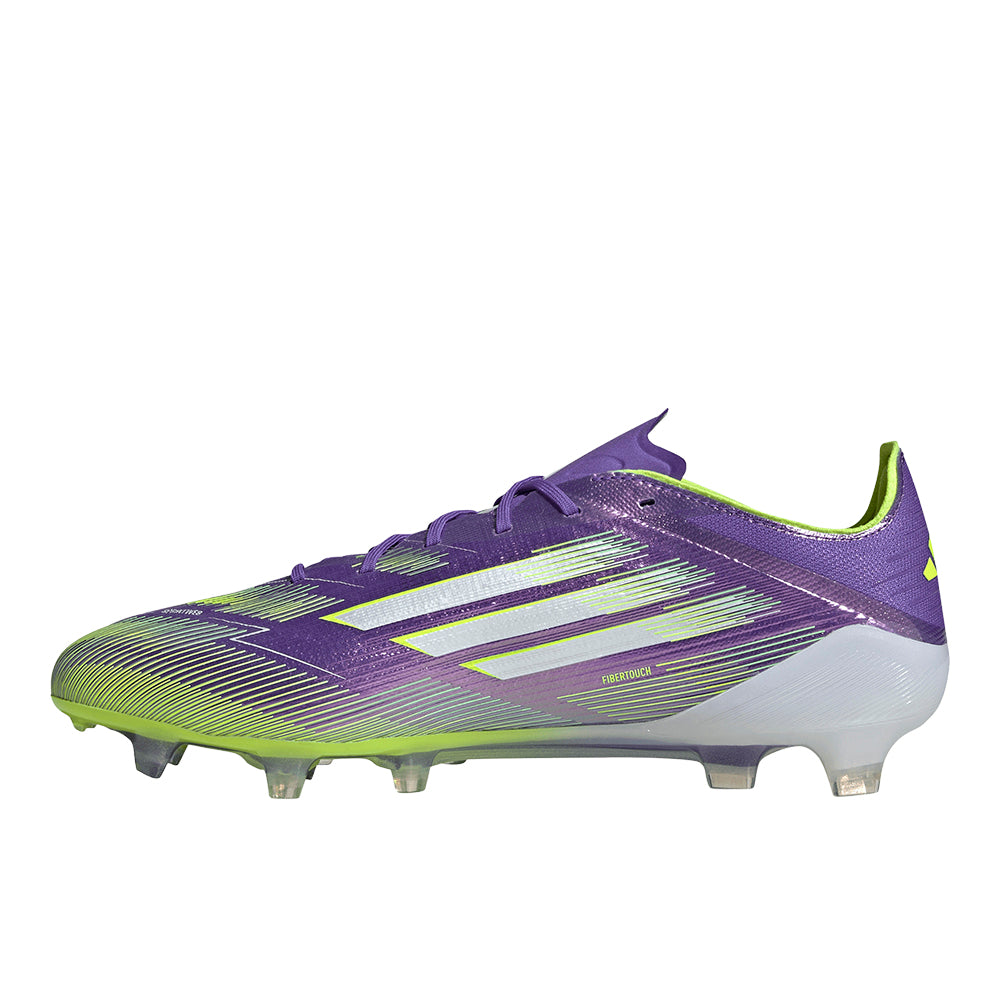 adidas F50 elite AGサッカーシューズ・スパイク 紫/緑 Shop Green, Purple Mens F50 Elite Firm Ground Soccer Cleats