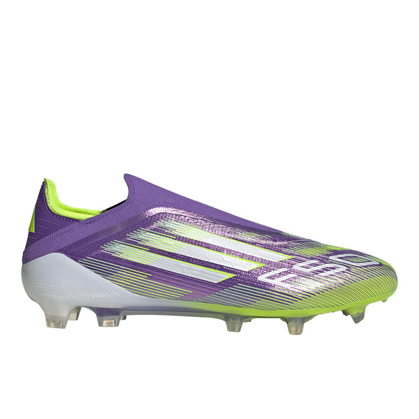 Shop Green, Purple Mens F50 Elite Laceless Firm Ground  display picture 3