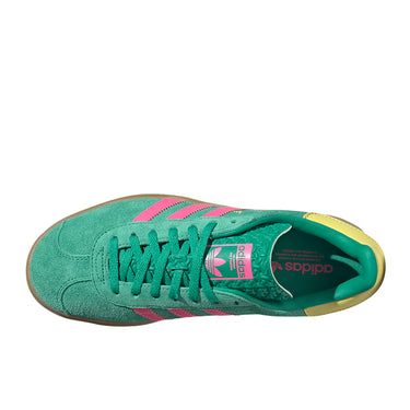 adidas gazelle silver green womens adidas Originals Gazelle Bold Women's Court Green/Lucid Pink/Pure Sulfur Shoes, Size: 9
