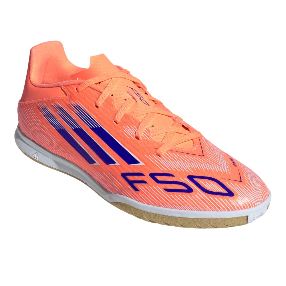 orange adidas indoor soccer shoes