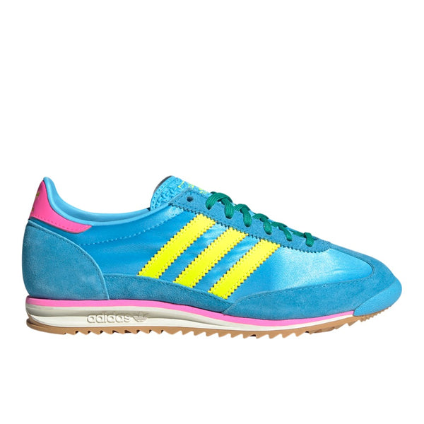 adidas SL 72 OG Shoes - Women's - Sky Rush / Solar Yellow / Lucid Pink - 6