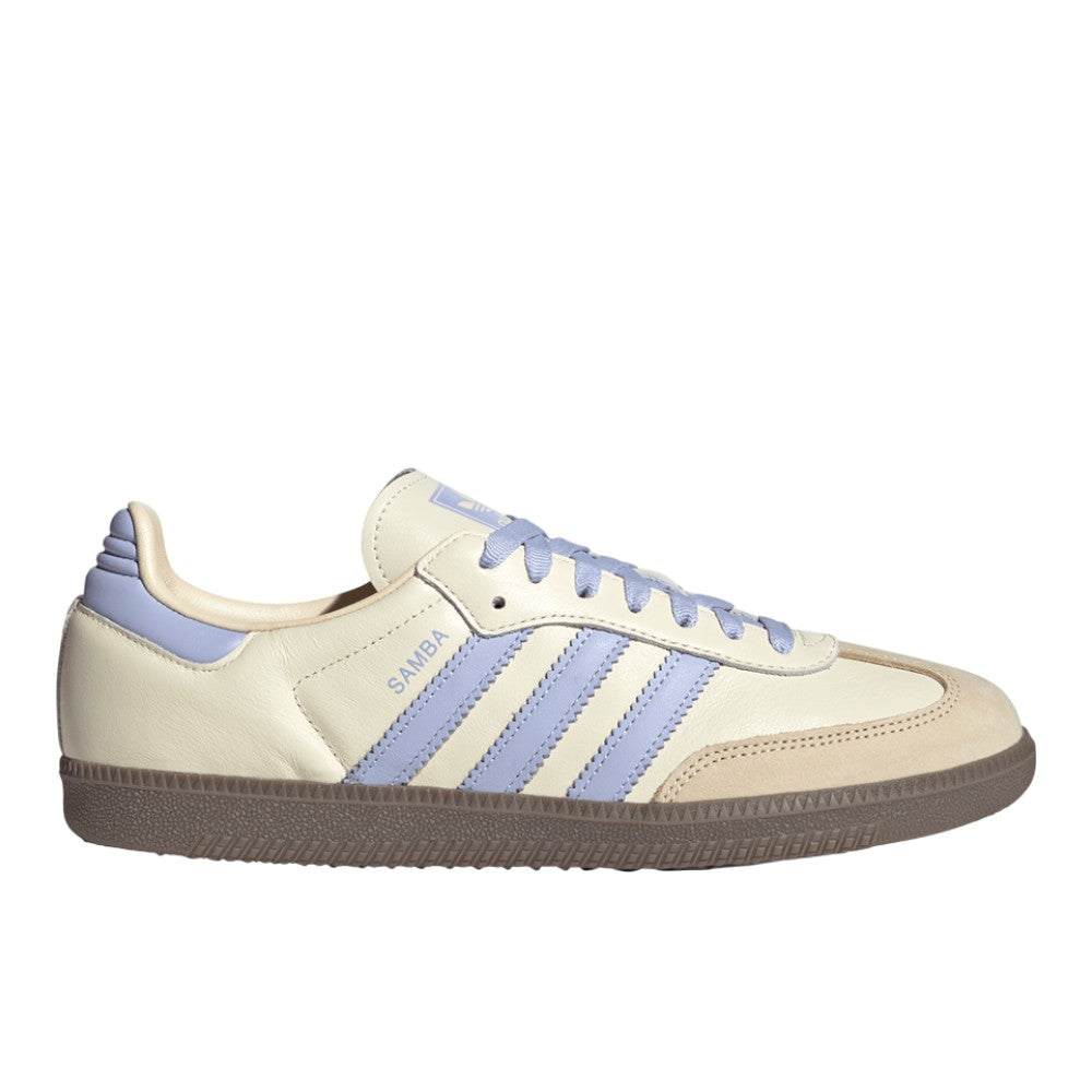 Shop Off White, Purple Womens Samba OG Lace Up Sneakers Shop Off White, Purple Womens Samba OG Lace Up Sneakers