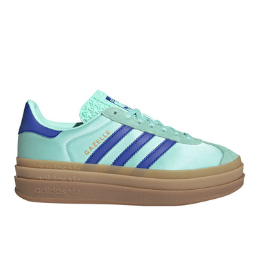 adidas gazelle silver green womens Women's adidas Gazelle Bold Clear Mint/Lucid Blue/Gold Metallic / 8.5