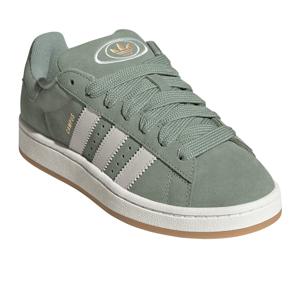 adidas Campus 00s Shoes - Women's - Silver Green / Off White / Gum