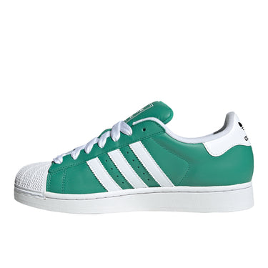 Shop Green, White Mens Superstar II Shoes – Shoebacca