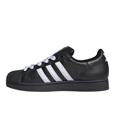 adidas Men's Superstar II Shoes, Size 7, Black/White